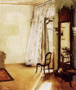 Adolf Friedrich Erdmann Menzel The Balcony Room Sweden oil painting artist